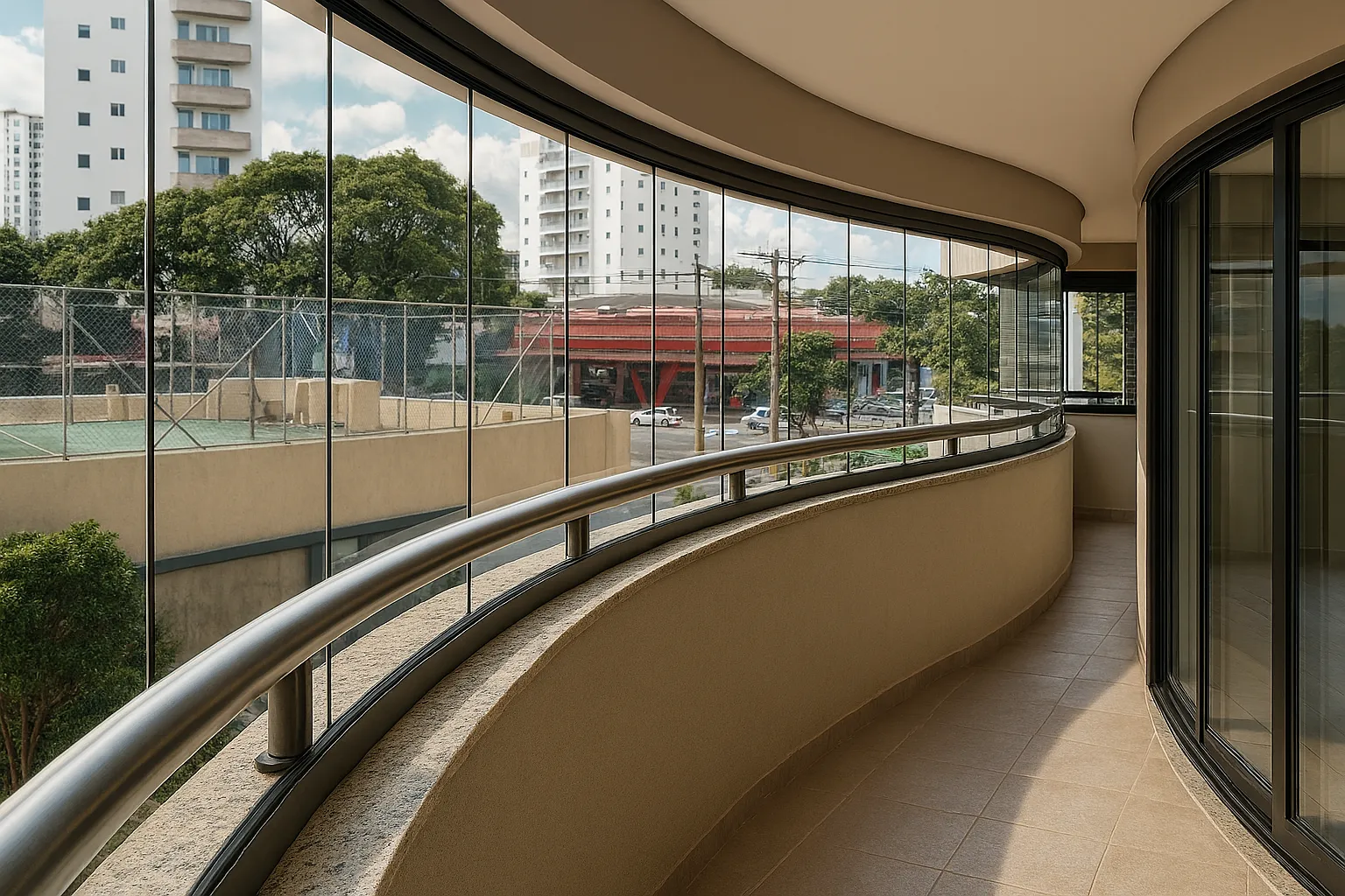 envidraçamento em praia grande